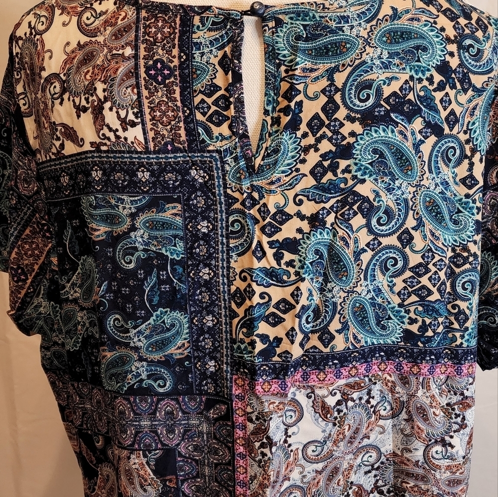 SHEIN Women's Paisley Print Tunic Top - Picture 10 of 13
